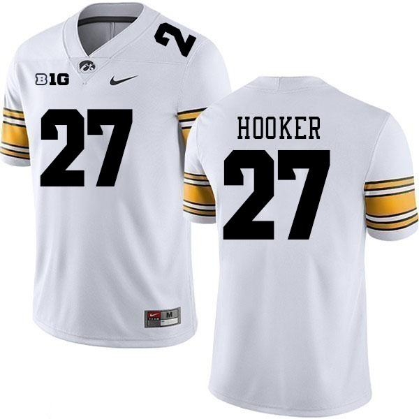 Iowa Hawkeyes #27 Amani Hooker College Football Jerseys Stitched Sale-White